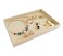 Svea Display Large Beige Premium Quality Velvet Jewelry Display Box Tray Stackable Practical Trade Show Home Store Open Tray