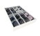 Svea Display Premium Quality Sunglasses Eyewear 8Slot Large Tray Organizer Display White PU Leather Exterior Soft Velvet Liner Light Grey
