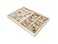Svea Display Large Beige Premium Quality Velvet Jewelry Display Box Tray Stackable Practical Trade Show Home Store 6 Grid and Ring