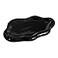 BIGPIPI Ceramic Jewelry Tray Dish for Ring Key Trinket Cute Cloud Shape Decorative Jewelry Plate Holder for Women Gift Black