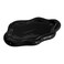 BIGPIPI Ceramic Jewelry Tray Dish for Ring Key Trinket Cute Cloud Shape Decorative Jewelry Plate Holder for Women Gift Black