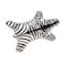 NUYKOUY Zebra Stripe Jewelry Tray Ceramic Dishes Plate Gilded 59 Gold Black