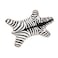 NUYKOUY Zebra Stripe Jewelry Tray Ceramic Dishes Plate Gilded 59 Gold Black