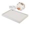 Coward 2PcsSet Stackable Ring Organizer Tray Beige Velvet Ring Earring Stud Jewelry Display Holder Tray for Store Selling or Home Show Storage
