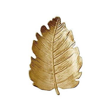 Pasiir Small Leaf Shaped Trinket Dish Decorative Gold Jewelry Dish Tray Ring Hodler Dish Jewelry Organizer