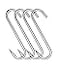 NACETURE 4 Pack S Meat Hooks for Butchering 10mm 8 inch Premium Stainless Steel Butcher Hanging Tools for Cooking Smoking Grilling Curing or Processing for Beef Pork Duck Chicken Ribs