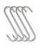 NACETURE 4 Pack S Meat Hooks for Butchering 10mm 8 inch Premium Stainless Steel Butcher Hanging Tools for Cooking Smoking Grilling Curing or Processing for Beef Pork Duck Chicken Ribs