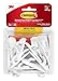Command Small Utility Hooks 24 Hooks and 28 Strips DamageFree Hanging Wall Hooks with Adhesive Strips No Tools Adhesive Hooks for Hanging Organization and Storage Holds up to 1 lb
