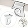 STORE FIXTURES DIRECT Extra Heavy Duty White Aluminum Drop Ceiling Hooks One Piece Ceiling Grid Clips 50 Pack