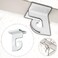 STORE FIXTURES DIRECT Extra Heavy Duty White Aluminum Drop Ceiling Hooks One Piece Ceiling Grid Clips 50 Pack