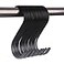 WARMBUY 30 Pack Black S Hooks Utility Hooks for Hanging Kitchen Pans Pots Closet Clothes Plants Bags Towels