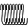 ESFUN 24 Pack 3 inch Heavy Duty S Hooks Pan Pot Holder Rack Hooks Hanging Hangers S Shaped Hooks for Kitchenware Pots Utensils Clothes Bags Towels Plants Black