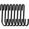 ESFUN 24 Pack 3 inch Heavy Duty S Hooks Pan Pot Holder Rack Hooks Hanging Hangers S Shaped Hooks for Kitchenware Pots Utensils Clothes Bags Towels Plants Black