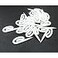 FAPBADRI Fish Hook for Curtain ChannelCurtain Track Material Plastic 50 Pieces