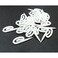 FAPBADRI Fish Hook for Curtain ChannelCurtain Track Material Plastic 50 Pieces