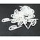 FAPBADRI Fish Hook for Curtain ChannelCurtain Track Material Plastic 50 Pieces
