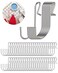 NACETURE 50 Pack Small Metal S Hooks Stainless Steel Wire Hooks S Shape Hangers Mini S Hooks for Hanging Fish Shaped Wall Hooks for Hanging Jewelry Kitchenware Clothes