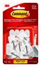 Command Small Wire Toggle Hooks Damage Free Hanging Wall Hooks with Adhesive Strips No Tools Wall Hooks for Hanging Organizational Items in Living Spaces 9 White Hooks and 12 Command Strips