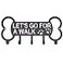 PET ARTIST Wall Dog Leash Holder with 5 Hooks Decorative Metal Dog Leash Hanger and Organizer for Collars Leashes and Key Storage