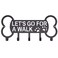 PET ARTIST Wall Dog Leash Holder with 5 Hooks Decorative Metal Dog Leash Hanger and Organizer for Collars Leashes and Key Storage