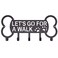 PET ARTIST Wall Dog Leash Holder with 5 Hooks Decorative Metal Dog Leash Hanger and Organizer for Collars Leashes and Key Storage