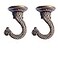 bnafes 2 Sets 55mm217 Ceiling Metal Ceiling Hooks Heavy Duty Swag Ceiling Hooks with Hardware for Hanging PlantsChandeliersWind ChimesOrnament Bronze Color