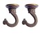 bnafes 2 Sets 55mm217 Ceiling Metal Ceiling Hooks Heavy Duty Swag Ceiling Hooks with Hardware for Hanging PlantsChandeliersWind ChimesOrnament Bronze Color