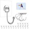 Strjobaili 20 Pack Large Adhesive Hooks for Hanging Heavy Duty 44 lbMax Self Adhesive Sticky Hooks Waterproof Stainless Steel Wall Hook for Home Bathroom Shower Kitchen Outdoor Utility Hooks