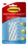 Command Small Decorating Clips Clear 20ClipsPack 6Packs Decorate DamageFree
