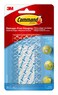 Command Small Decorating Clips Clear 20ClipsPack 6Packs Decorate DamageFree