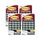 Command Outdoor Light 4 Pack of 16 Clear Clips and 20 Strips Damage Free Hanging with Adhesive Strips Wall Clips for Hanging Outdoor Lights and Cables Outside