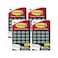 Command Outdoor Light 4 Pack of 16 Clear Clips and 20 Strips Damage Free Hanging with Adhesive Strips Wall Clips for Hanging Outdoor Lights and Cables Outside