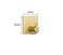 HomeImpel Heavy Duty Adhesive Hooks 6 Pcs Wall Adhesive Hooks Stainless Steel Hooks for Home Bathroom Kitchen Office Living Room Gold