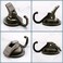iRomic Heavy Duty Vacuum Suction Cup Hooks 4Pack for ShowerGlass WindowKitchenBathroomRestroom OrganizationGreen Bronze