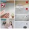 Crhexpva No Drilling No Hole Adhesive Hooks for Popcorn Ceiling Easy Hanging Smooth or Unsmooth Tile Concrete Glass Wood Wall Ceiling Surface
