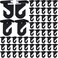 Vicenpal 100 Pair Drop Ceiling Hooks Bulk for Classrooms Hanging Metal Suspended Track Tile Hooks Aluminum Heavy Duty T Bar Clips Hold up to 20 Lbs for School Offices Plants Decorations Black