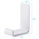 Weewooday 16 Pcs Headphone Hanger Headphone Holder Wall Hook Desk Bulk Adhesive Headset Wall Mount Stand General Purpose