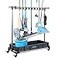 QTJH broom and mop holder put wet mops movable Commercial mop rack cleaning tool cart storage for garden garage organizer mop drain rack
