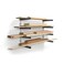Bora 4Level Lumber Storage Rack Wood and Garage Organization Space Saving Metal Shelf for Pipes Boards Plywood and Building Materials PBR0420 White Gray