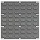 Akro-Mils AkroMils 30618 Heavy Duty Wall Mount Garage Storage Steel Louvered Panel Wall Storage Bin Hanging Organizer System for AkroBins 18Inch W x 19Inch H Grey 4 Pack