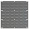 Akro-Mils AkroMils 30618 Heavy Duty Wall Mount Garage Storage Steel Louvered Panel Wall Storage Bin Hanging Organizer System for AkroBins 18Inch W x 19Inch H Grey 4 Pack