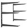 Delta Heavy Duty Wood and Lumber Storage Rack Holds Up To 480 lbs Easy to Install Mounted Rack With Steel Construction for Indoor Outdoor Storage Solution For Garage Basement Pantry Cycle