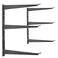 Delta Heavy Duty Wood and Lumber Storage Rack Holds Up To 480 lbs Easy to Install Mounted Rack With Steel Construction for Indoor Outdoor Storage Solution For Garage Basement Pantry Cycle