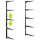 Delta Heavy Duty Lumber Storage Rack Cycle Holds Up to 800 lbs Easy to Install Wood Storage Rack with Fully Adjustable Arms Steel Construction Storage Solution for Garage Basement Pantry