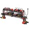 CCCEI Large Garage Tools Storage with Charging Station Power Tool Battery Organizer Utility Shelf with Power Strip 4 Drills Holder Wall Mount Rack
