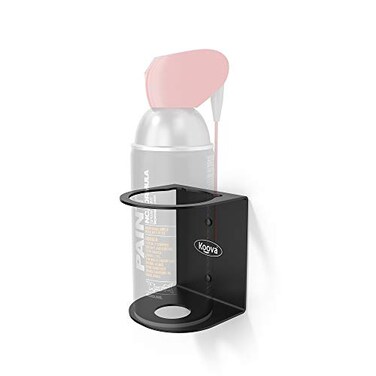 Koova Aerosol Spray Can Holder Easy Install Wall Mount HeavyDuty Powder Coated Steel Storage Rack for Garage Home Craft Workspace Paint Bottle Organizer Hardware Included USA Made