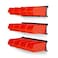 Ultrawall Wall Mounted Storage Bins Plastic Hanging Storage Organizer Bins Garage Tool Storage System for Screws Nuts Bolts Nails and Small Hardware Parts 12x bins 3 x rails Orange