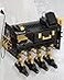 WellMall Power Tool Charging Station 3 Layer Wall Mount Power Tool Organizer with Charging Station for Power Drill 6AC Outlets Great as Heavy Duty Tool Rack Tool Holder for Garage Organization