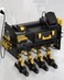 WellMall Power Tool Charging Station 3 Layer Wall Mount Power Tool Organizer with Charging Station for Power Drill 6AC Outlets Great as Heavy Duty Tool Rack Tool Holder for Garage Organization