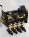 WellMall Power Tool Charging Station 3 Layer Wall Mount Power Tool Organizer with Charging Station for Power Drill 6AC Outlets Great as Heavy Duty Tool Rack Tool Holder for Garage Organization